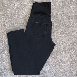 Jordache over bump black maternity skinny jeans